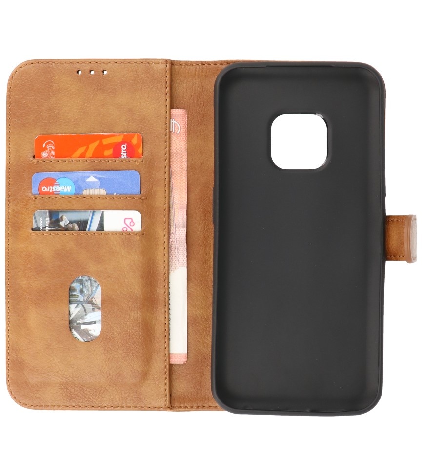 Bookstyle Wallet Cases Hülle für Nokia XR20 Braun