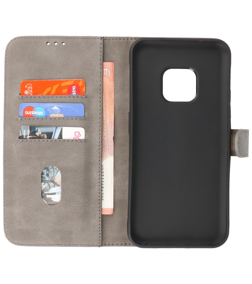 Bookstyle Wallet Cases Case for Nokia XR20 Gray