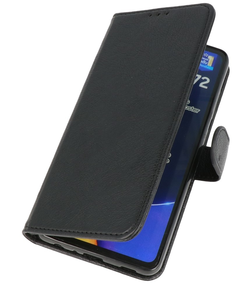 Bookstyle Tegnebog Etui til Samsung Galaxy A72 5G Sort