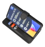 Custodia a portafoglio Bookstyle per Samsung Galaxy A72 5G nera
