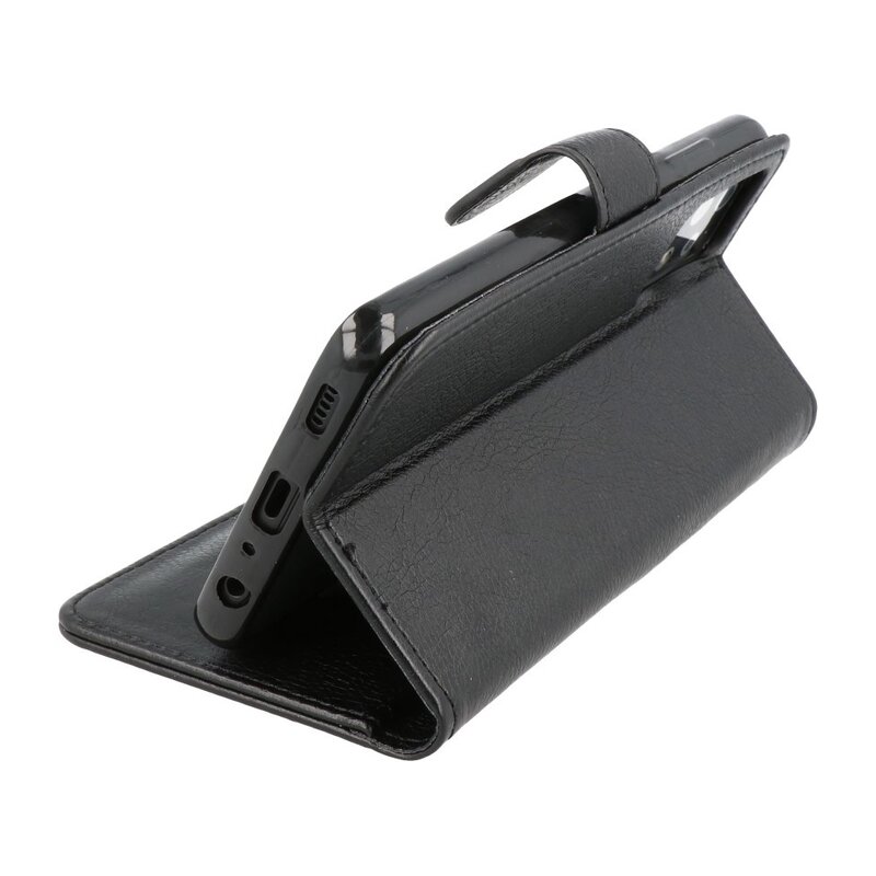 Bookstyle Wallet Cases Hülle für Samsung Galaxy A72 5G Schwarz