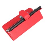 Étuis Portefeuille Bookstyle pour Samsung Galaxy A72 5G Rouge