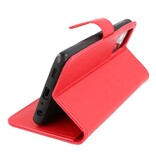 Étuis Portefeuille Bookstyle pour Samsung Galaxy A72 5G Rouge