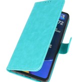 Bookstyle Wallet Cases Hoesje voor Samsung A72 5G Groen