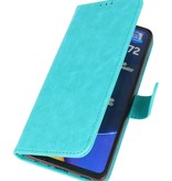 Bookstyle Wallet Cases Hülle für Samsung Galaxy A72 5G Grün