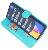 Bookstyle Wallet Cases Hoesje voor Samsung A72 5G Groen