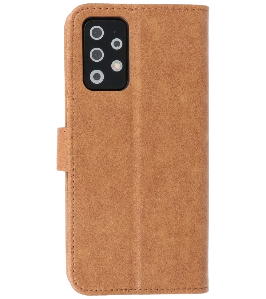 Bookstyle Wallet Cases Case for Samsung Galaxy A72 5G Brown