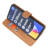 Custodia a portafoglio Bookstyle per Samsung Galaxy A72 5G marrone