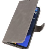 Custodia a portafoglio Bookstyle per Samsung Galaxy A72 5G grigio