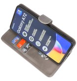 Bookstyle Wallet Cases Hoesje voor Samsung A72 5G Grijs