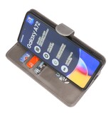 Custodia a portafoglio Bookstyle per Samsung Galaxy A72 5G grigio