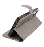 Bookstyle Wallet Cases Hoesje voor Samsung A72 5G Grijs