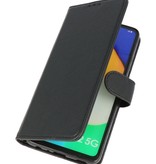 Bookstyle Wallet Cases Hoesje voor Samsung  A52 5G Zwart