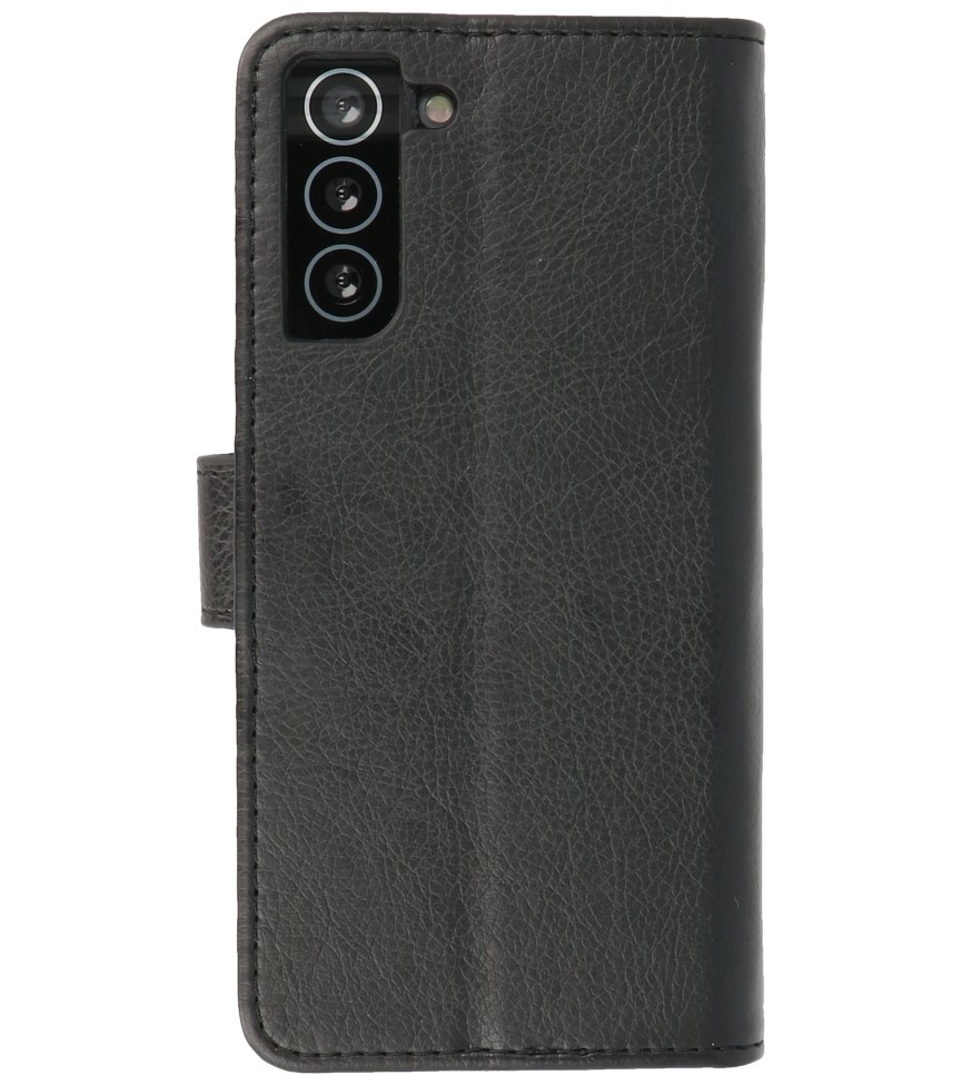 Bookstyle Wallet Cases Hoesje voor Samsung S21 Zwart