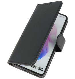 Bookstyle Wallet Cases Hülle Samsung Galaxy S21 Schwarz
