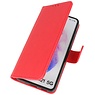 Bookstyle Wallet Cases Hoesje Samsung Galaxy S21 Rood