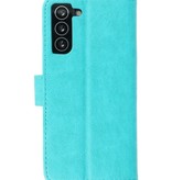 Bookstyle Wallet Cases Hoesje voor Samsung S21 Groen