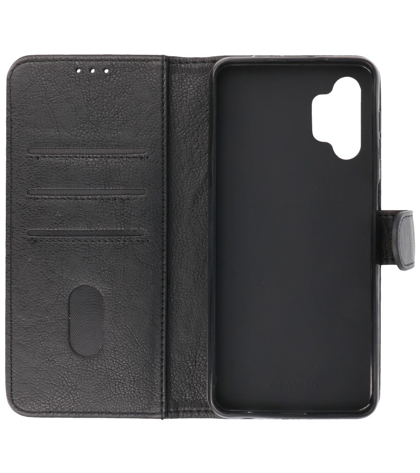 Bookstyle Wallet Cases Etui Samsung Galaxy A32 4G Noir
