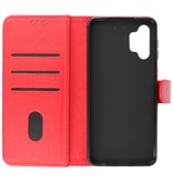 Bookstyle Wallet Cases Case Samsung Galaxy A32 4G Red