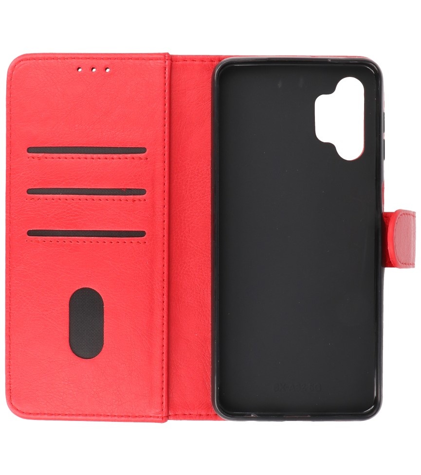 Bookstyle Tegnebog Etui Samsung Galaxy A32 4G Rød