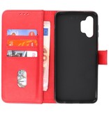 Bookstyle Wallet Cases Hülle Samsung Galaxy A32 4G Rot