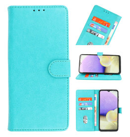 Bookstyle Wallet Cases Hoesje Samsung Galaxy A32 4G Groen