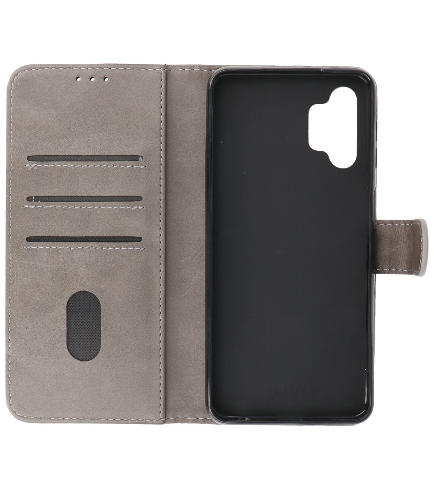 Bookstyle Wallet Cases Case Samsung Galaxy A32 4G Gray