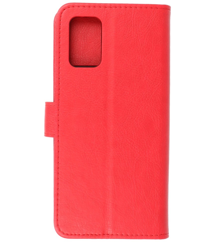 Bookstyle Wallet Cases Hoesje voor Samsung A02s Rood