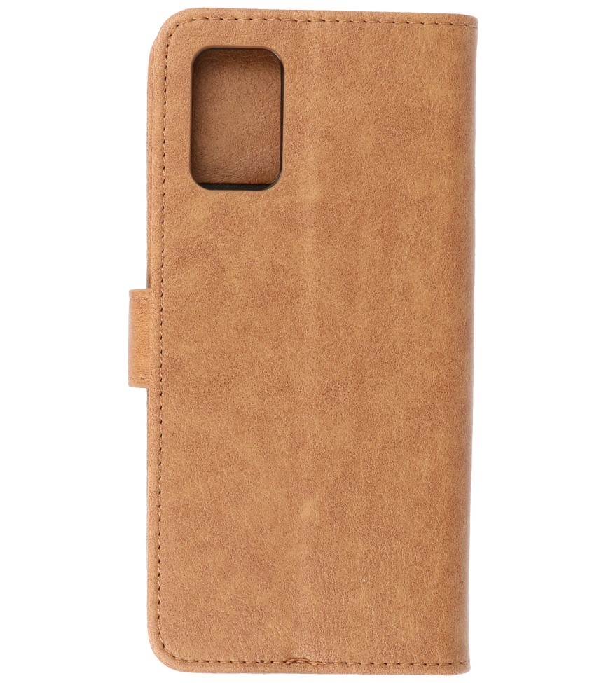 Bookstyle Wallet Cases Hoesje voor Samsung  A02s Bruin