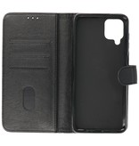 Bookstyle Wallet Cases Hoesje voor Samsung A12 Zwart