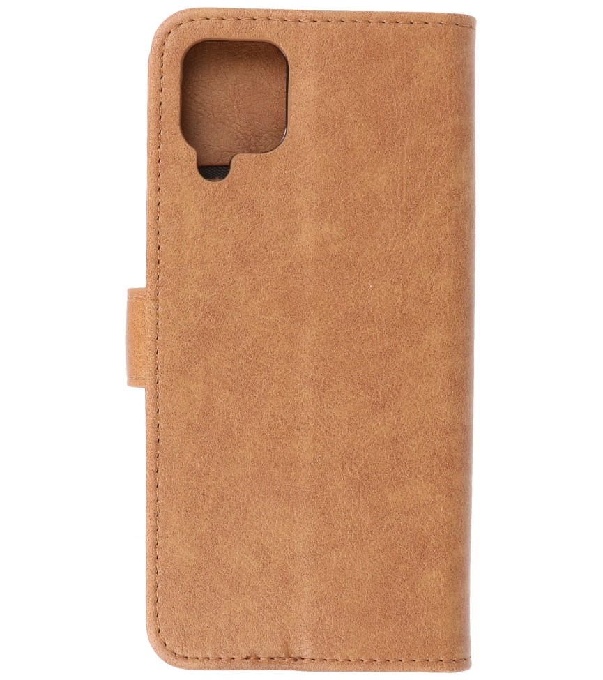 Bookstyle Wallet Cases Hoesje voor Samsung  A12 Bruin