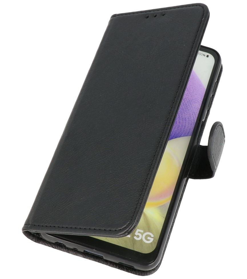 Bookstyle Wallet Cases Hoesje voor Samsung A32 5G Zwart