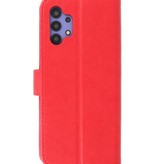 Bookstyle Wallet Cases Hoesje voor Samsung A32 5G Rood