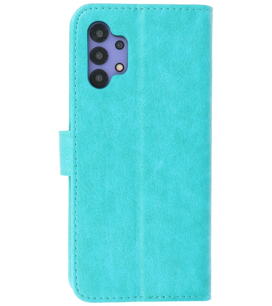 Bookstyle Wallet Cases Hoesje voor Samsung A32 5G Groen