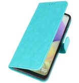 Bookstyle Wallet Cases Hoesje voor Samsung A32 5G Groen