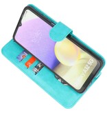 Bookstyle Wallet Cases Hoesje voor Samsung A32 5G Groen