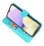 Bookstyle Wallet Cases Hoesje voor Samsung A32 5G Groen