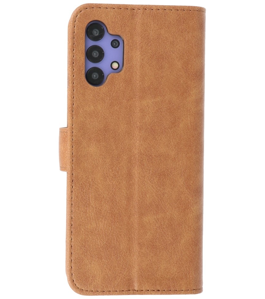 Bookstyle Wallet Cases Hoesje voor Samsung A32 5G Bruin