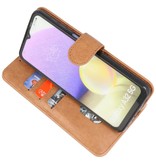 Bookstyle Wallet Cases Hoesje voor Samsung A32 5G Bruin