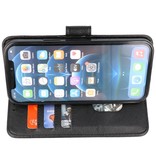 Bookstyle Wallet Cases Cover für iPhone 12 Mini Schwarz