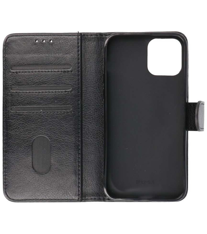 Bookstyle Wallet Cases Cover for iPhone 12 mini Black