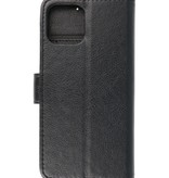 Bookstyle Wallet Cases Hoes voor iPhone 12 Pro Max Zwart