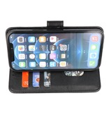 Bookstyle Wallet Cases Cover für iPhone 12 - 12 Pro Black