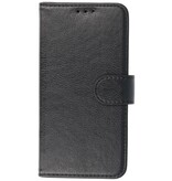Bookstyle Wallet Cases Cover für iPhone 12 - 12 Pro Black