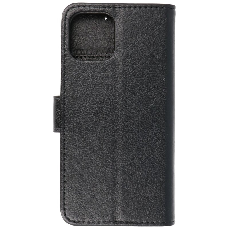 Bookstyle Wallet Cases Cover für iPhone 12 - 12 Pro Black