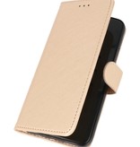 Bookstyle Wallet Cases Hoes voor Galaxy Note 10 Goud