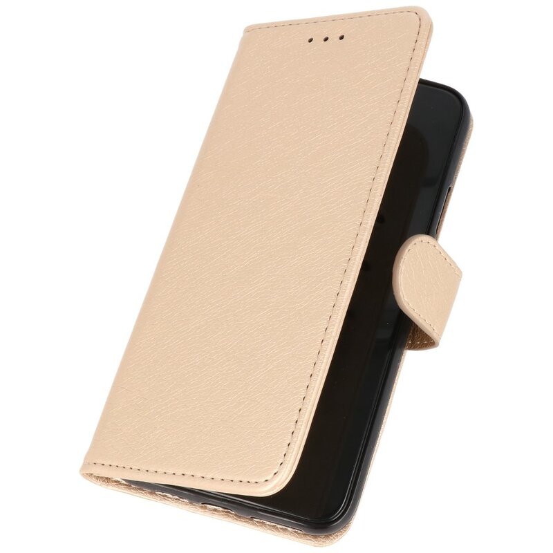 Étuis de portefeuille Bookstyle Cover pour Samsung Galaxy Note 10 Gold
