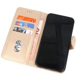 Bookstyle Wallet Cases Hoes voor Galaxy Note 10 Goud