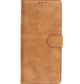 Bookstyle Wallet Cases Cover für Samsung Galaxy Note 10 Braun