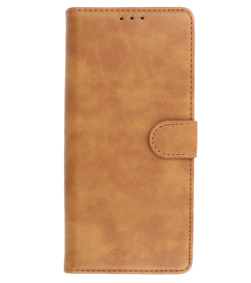 Bookstyle Wallet Cases Cover for Samsung Galaxy Note 10 Brown